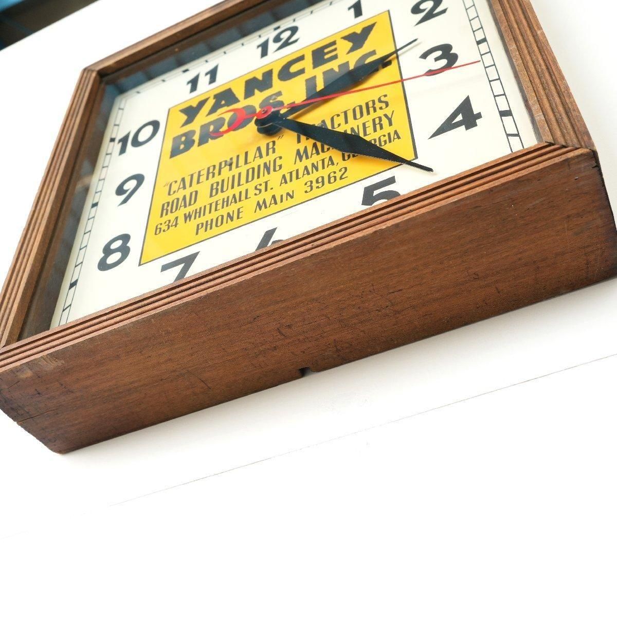 壁掛け時計 ドバタイジング アメリカ -通販-ローズボールアンティークス