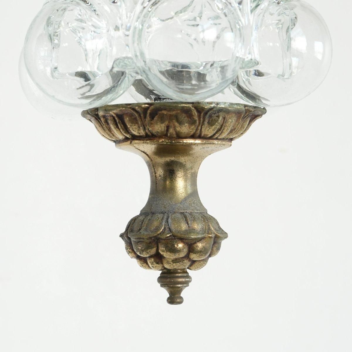 バブルガラス ペンダントランプ ヴィンテージ -通販-ローズボール