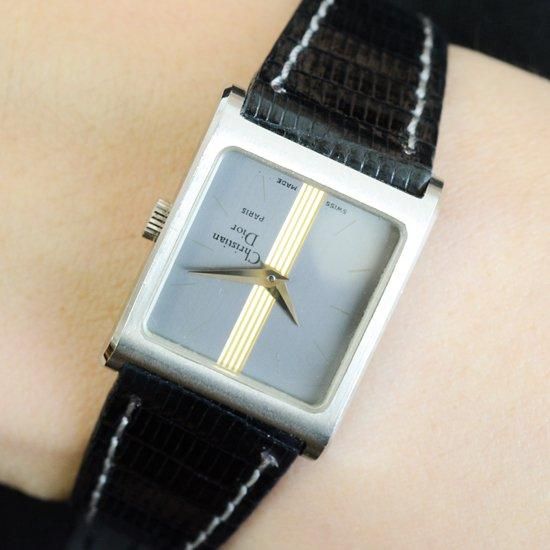 クリスチャン ディオール Christian Dior｜レクタンギュラー｜手巻き