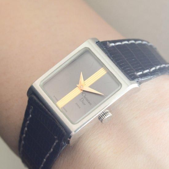 クリスチャン ディオール Christian Dior｜レクタンギュラー｜手巻き