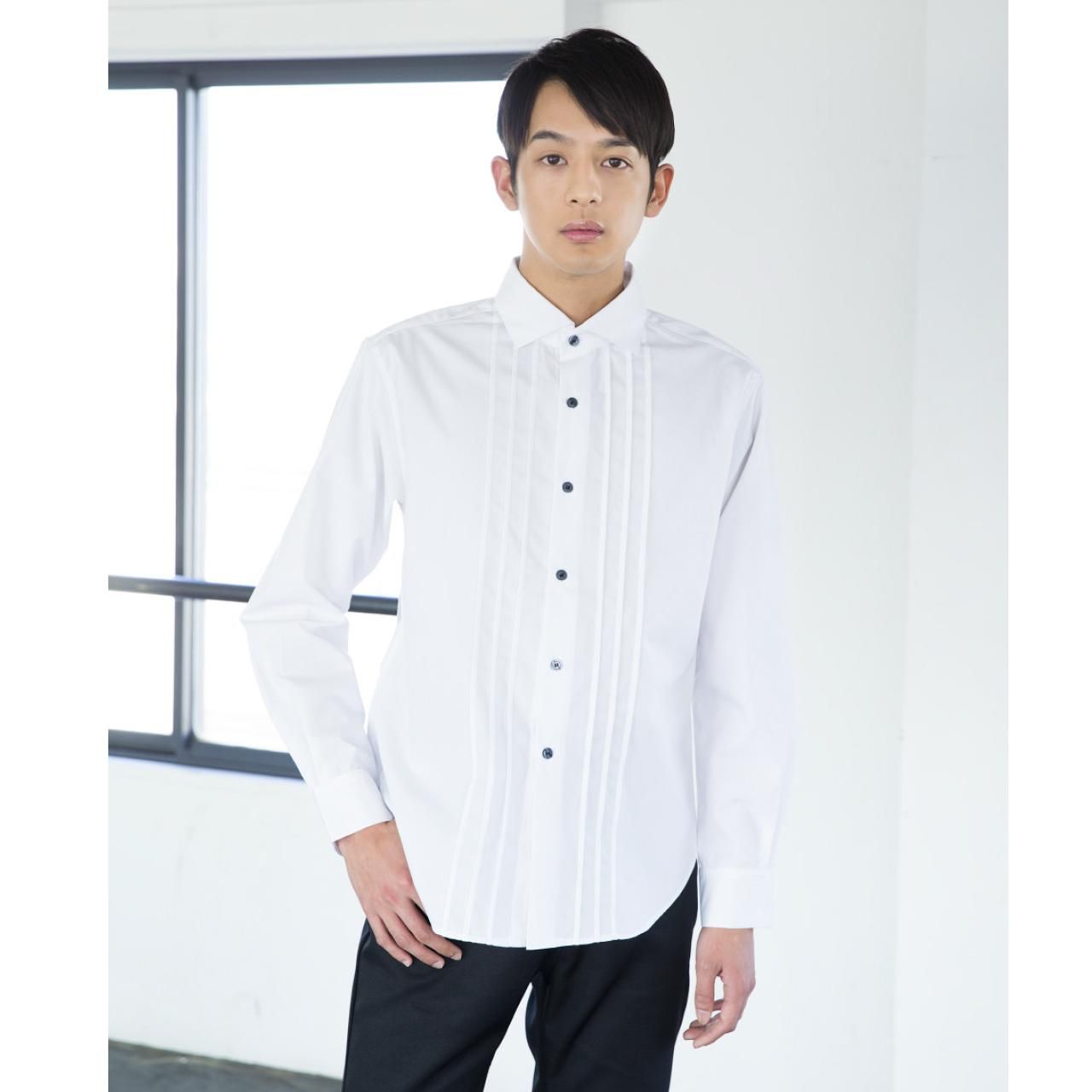 ピンタック3シャツメンズ｜スズショウ・アンナ