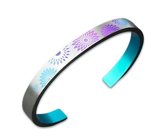 Hizm/カテドラルバングルL/純チタン/バングル/15~20cm - シルバー