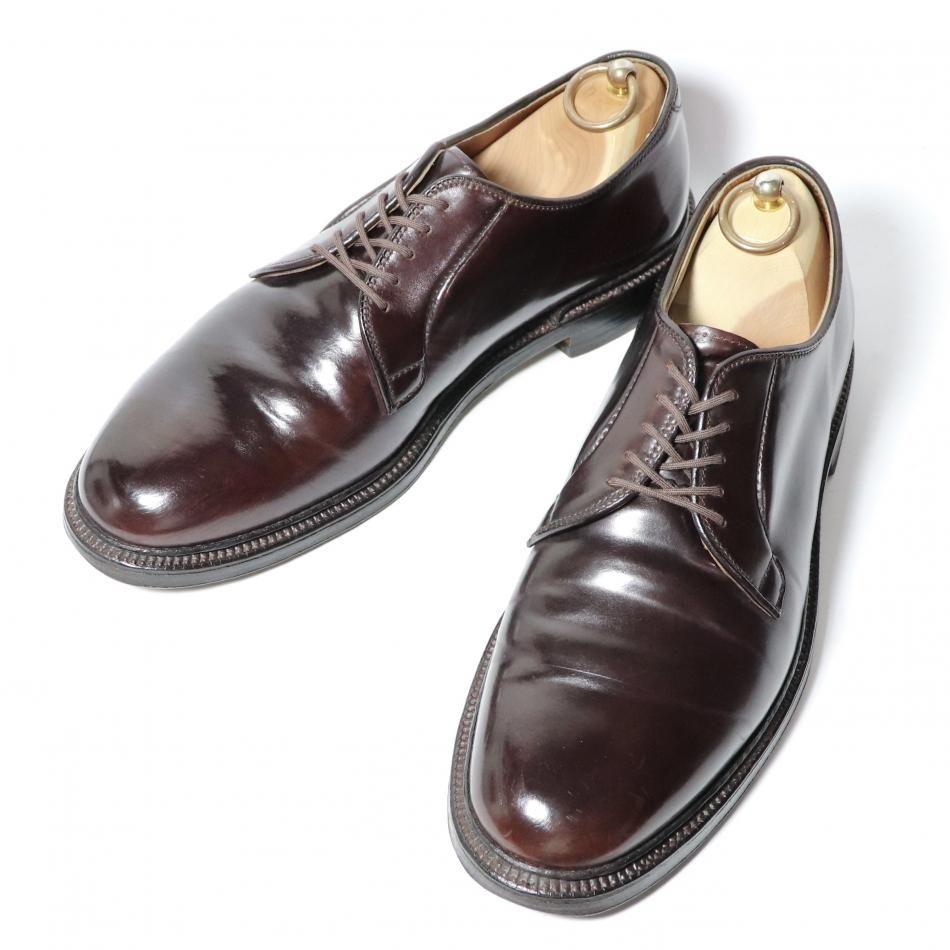 美品” ALDEN（オールデン）990 コードバン プレーントゥシューズ US7.5