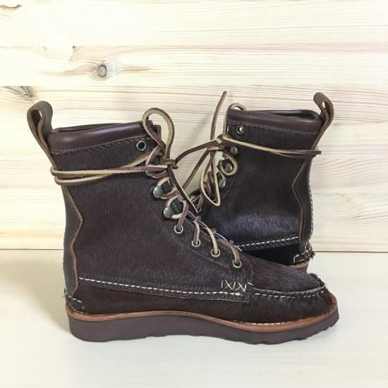 ユケテン モカシン ブーツ オリーブ angler boots ユケテン モカシン