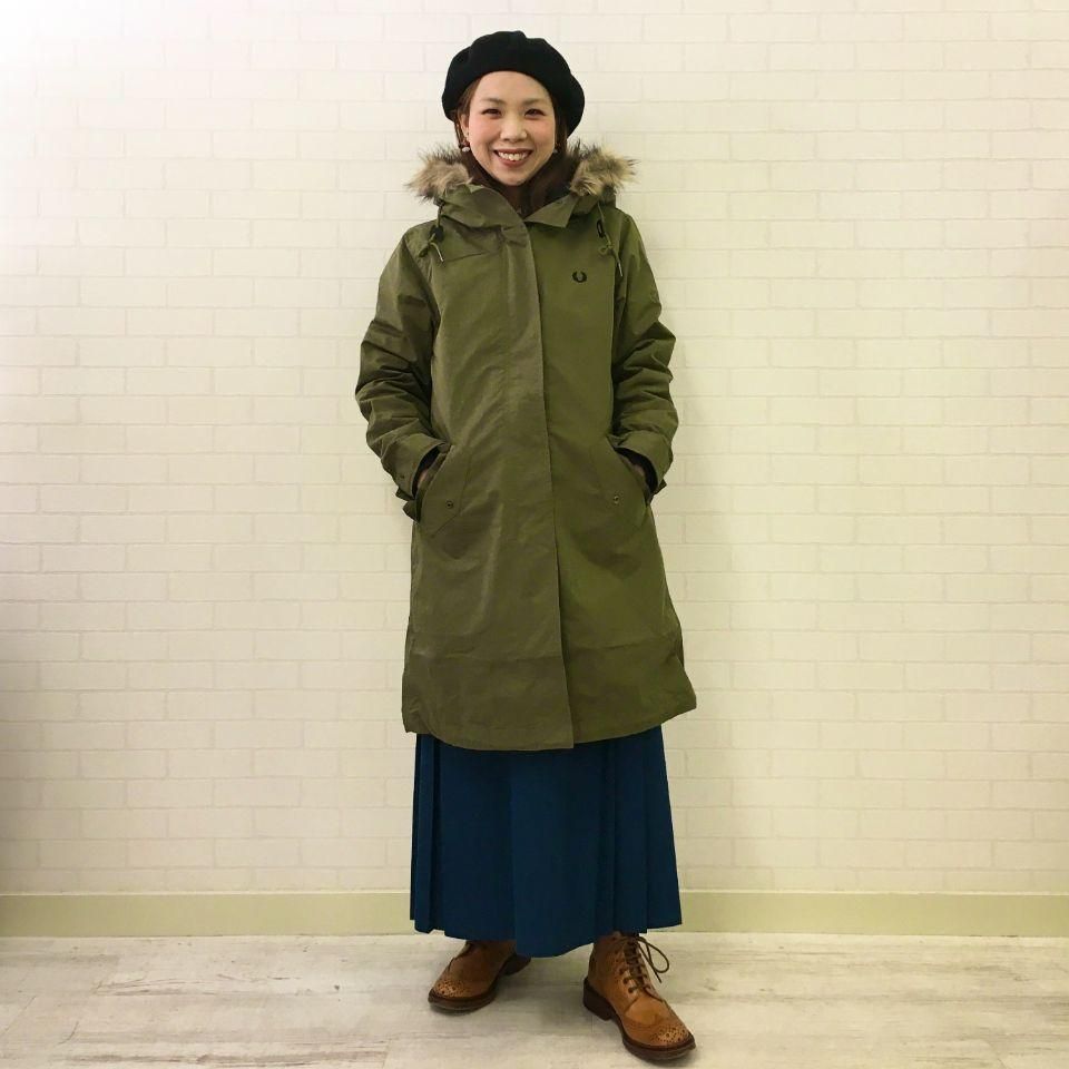 FRED PERRY - WOMEN ZIP IN LINER PARKA（J9121）正規取扱商品 - Sheth