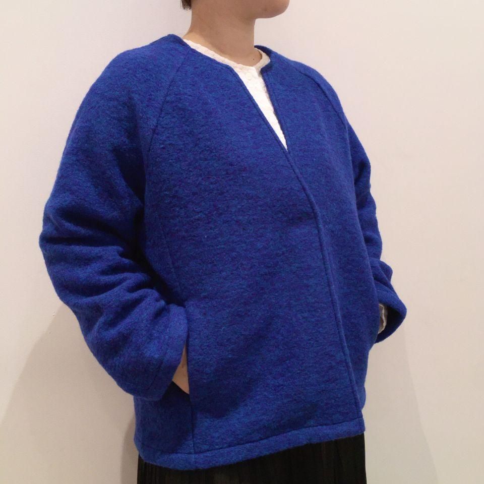 NOMBRE IMPAIR - スライバーニット ショートコート - Sheth Online