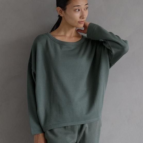 DRESS HERSELF オンライン プルオーバー/ウォームシルク ボートネック