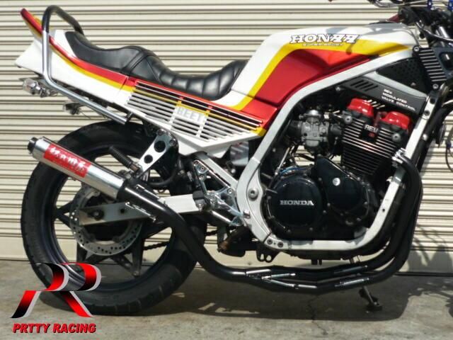 CBR400F 紀の国屋 45π 分割式 4-2-1管 ブラック マフラー