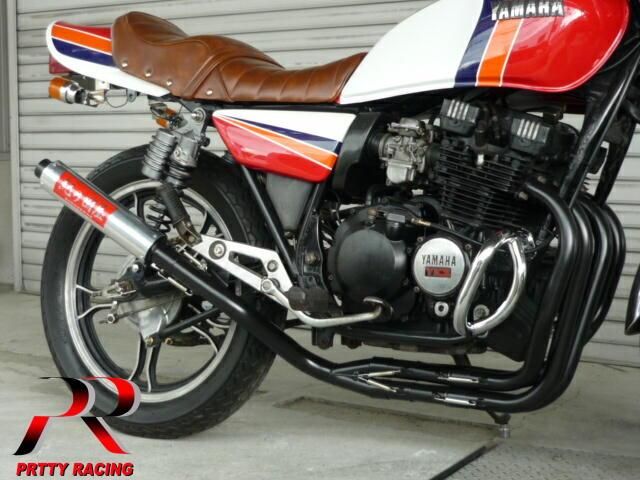 XJ400 E/D 紀の国屋 45π 分割式 4-2-1管 ブラック マフラー