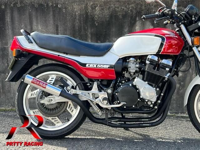 CBX400F 紀の国屋 45π 分割式 4-2-1管 黒 マフラー