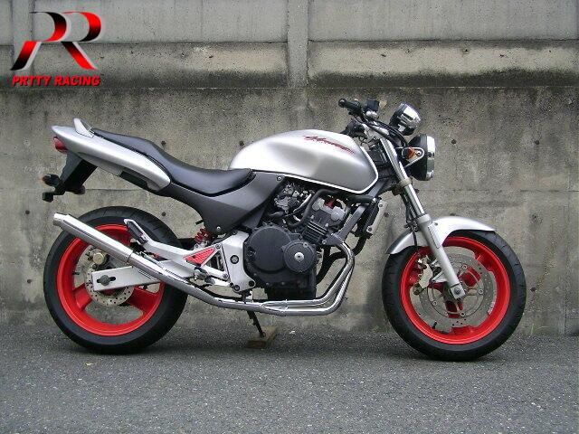 ホーネット250 4-1管 SUSサイレンサー 50.8π メッキ マフラー