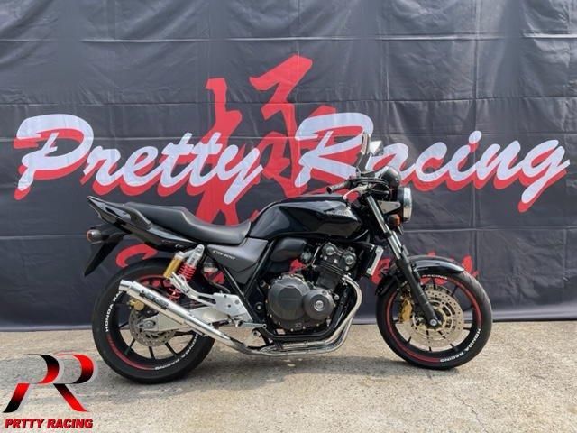 CB400SF REVO NC42 分割式 42.7π (極) メッキ マフラー