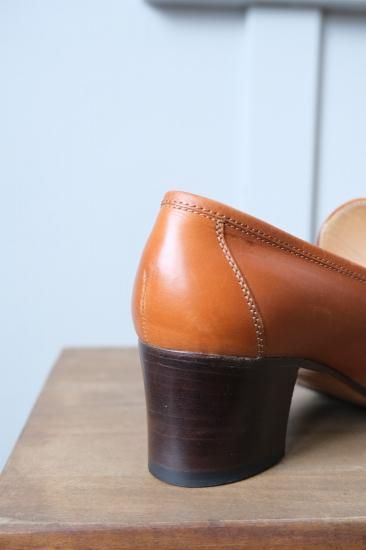 HERMES エルメス Hヒールローファー | ブラウン×ゴールド 37 - lamadri