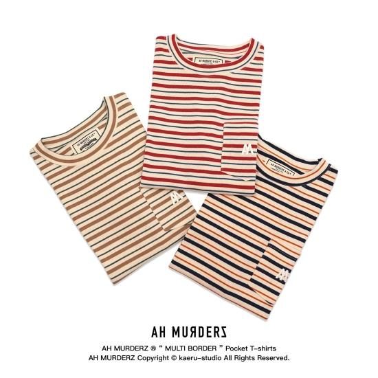 AH MURDERZ “ MULTI BORDER ” Pocket T-shirts - 【公式】AH MURDERZ