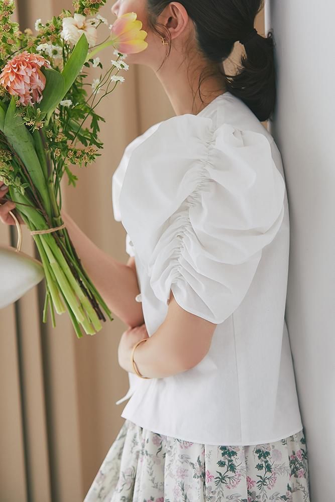 KEITA MARUYAMA × SEVEN TEN by MIHO KAWAHITO China ブラウス