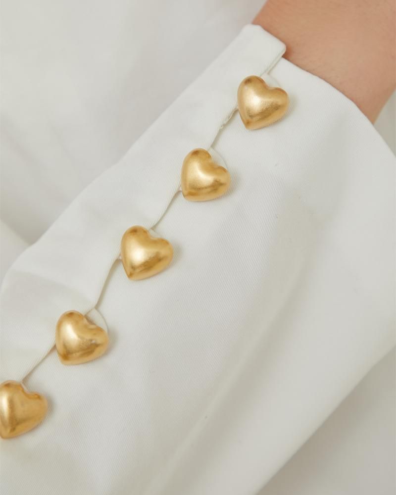 ハートブラウス(ホワイト) - seventen