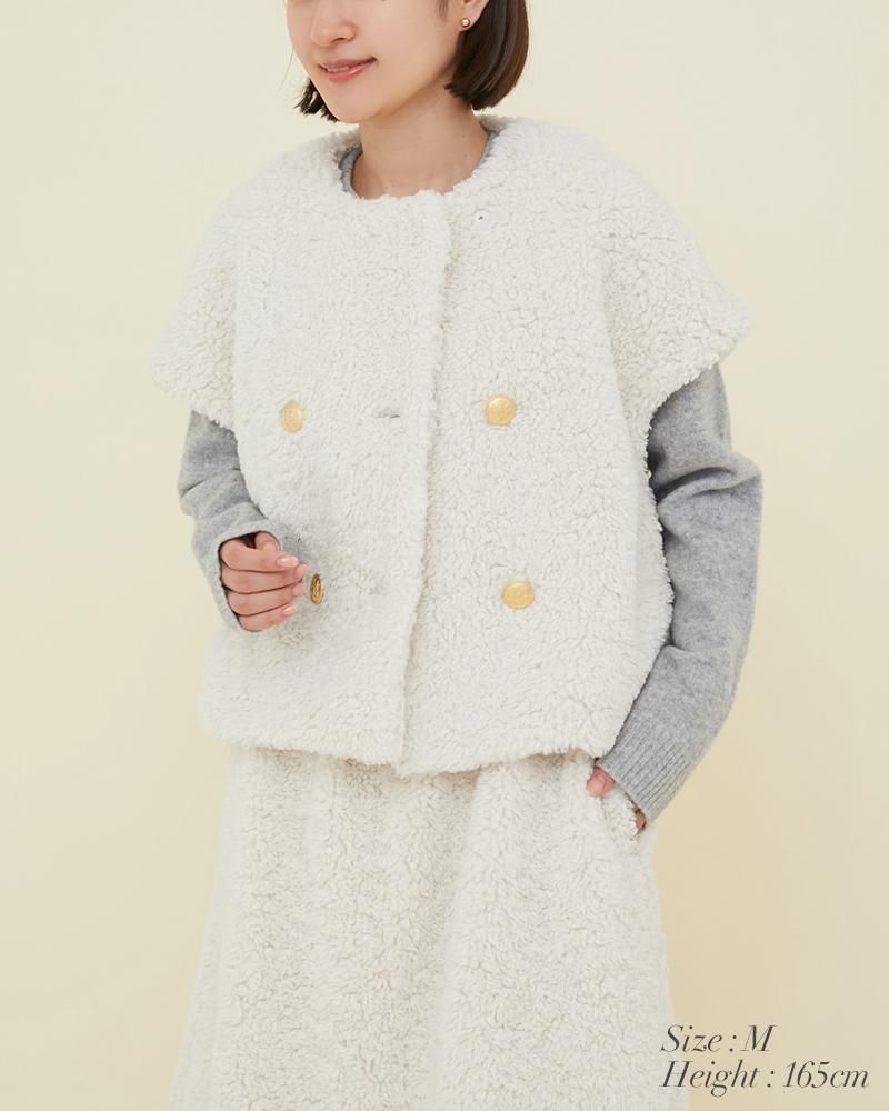 ボアジャケット(ブラック) - seventen