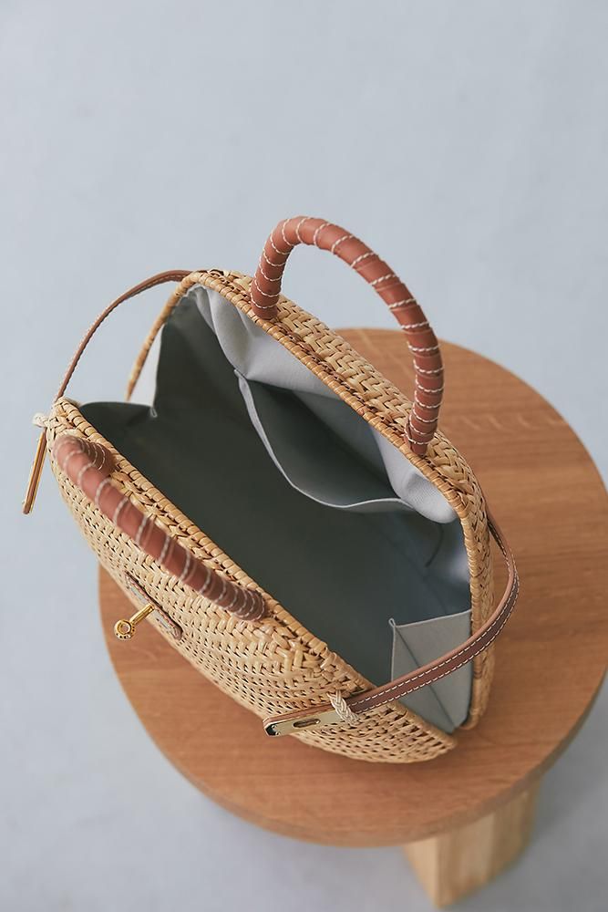 再入荷】ラタンベルトバッグ - seventen