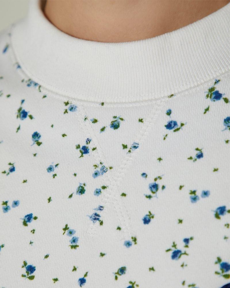 コードモノグラムスウェットトップス(小花柄) - seventen