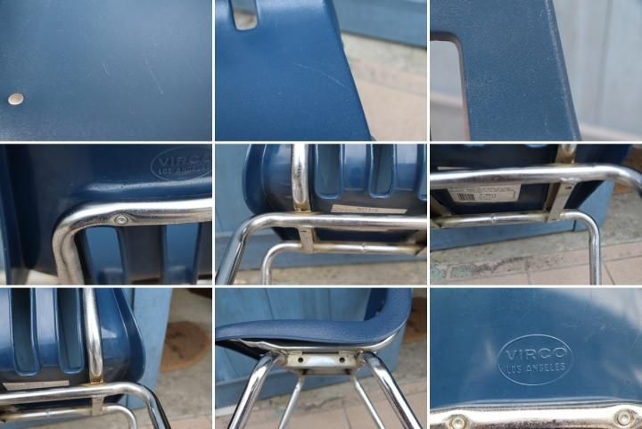 アメリカVIRCO(ヴァルコ)社のヴィンテージ スタッキングチェアー