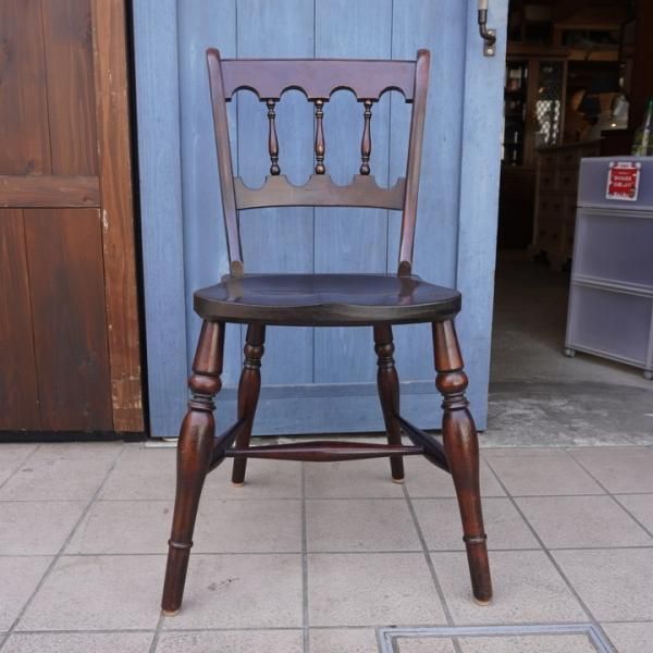 松本民芸家具のクラシックなダイニングチェアー【＃49A型 ワイコム