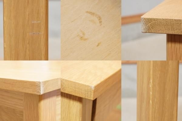 人気のMUJI(無印良品)のオーク材パーソナルデスク/引き出し付き