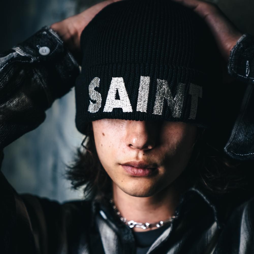 SAINT MXXXXXX(セントマイケル) 商品ページ - KNIT CAP SAINT / BLACK