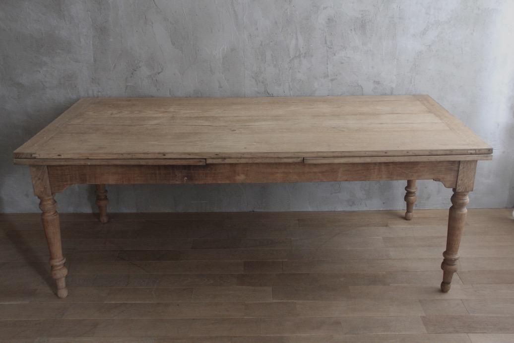 Hold（d）】フランスアンティーク エクステンションダイニングテーブル