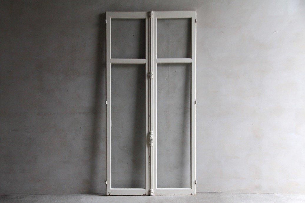 フランスアンティーク窓 | グレモン錠付き - L'atelier Brocante