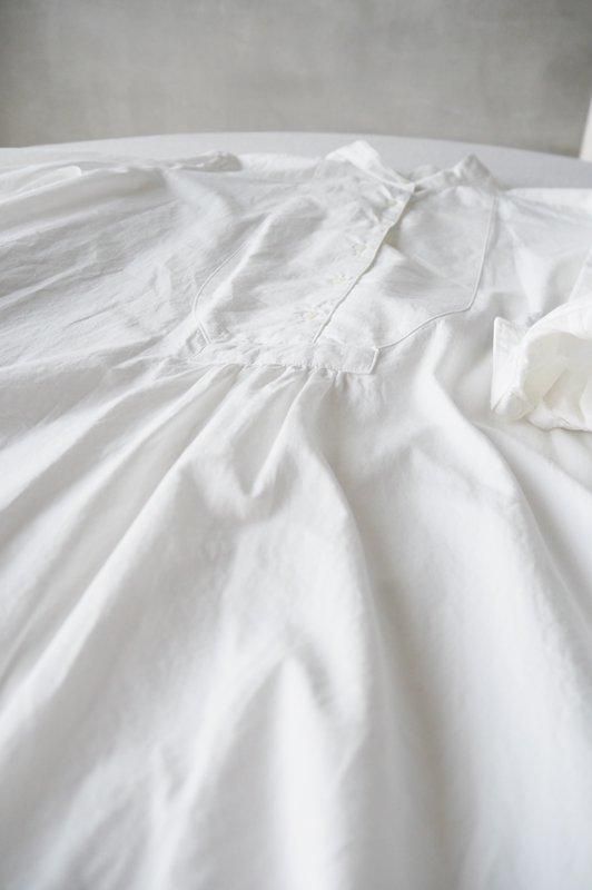 HAND ROOM WOMENSクラシックフロント ロングシャツ（スヴィンコットン