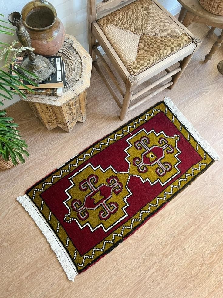 オールド絨毯 ヴィンテージラグ トルコ絨毯 カルス ヤストゥック