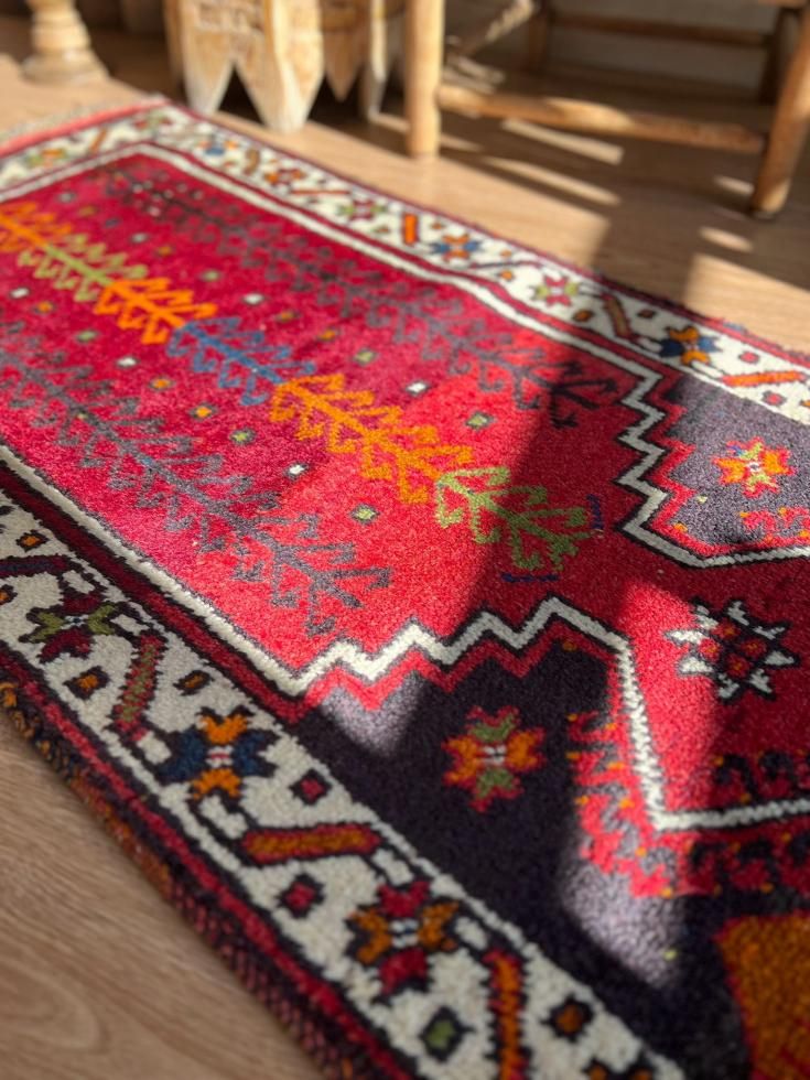 ヴィンテージターキッシュラグ オーバーダイラグ トルコラグ