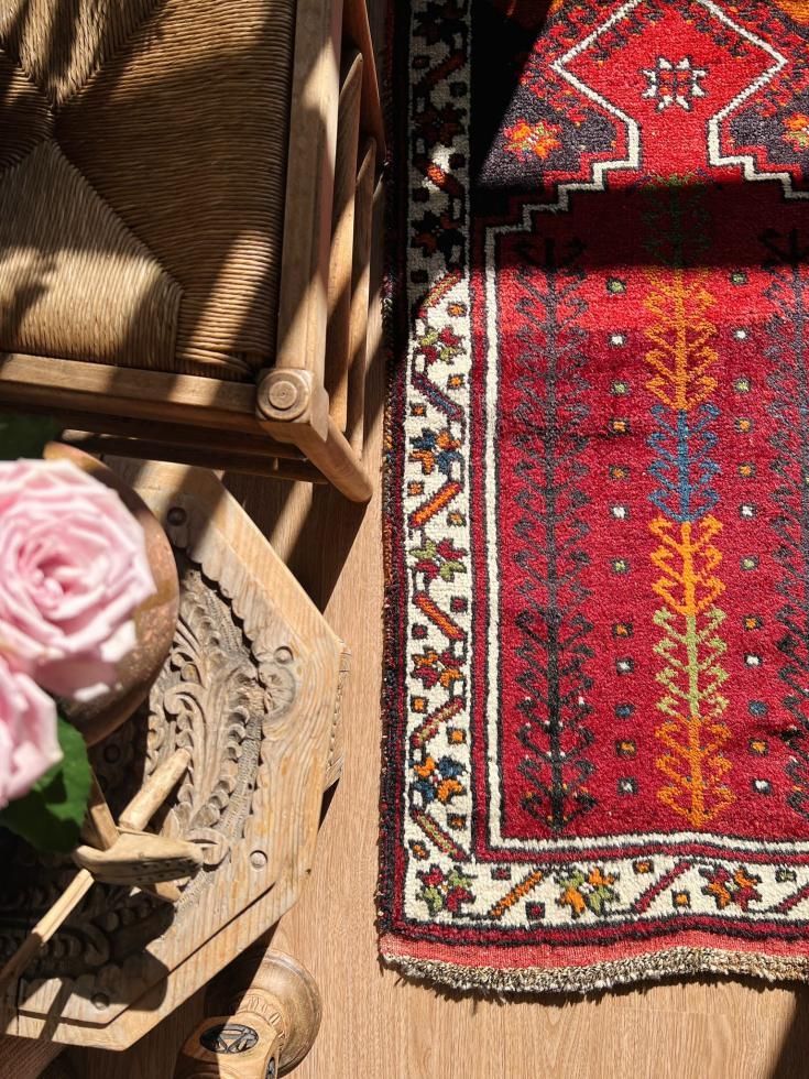 ヴィンテージターキッシュラグ オーバーダイラグ トルコラグ