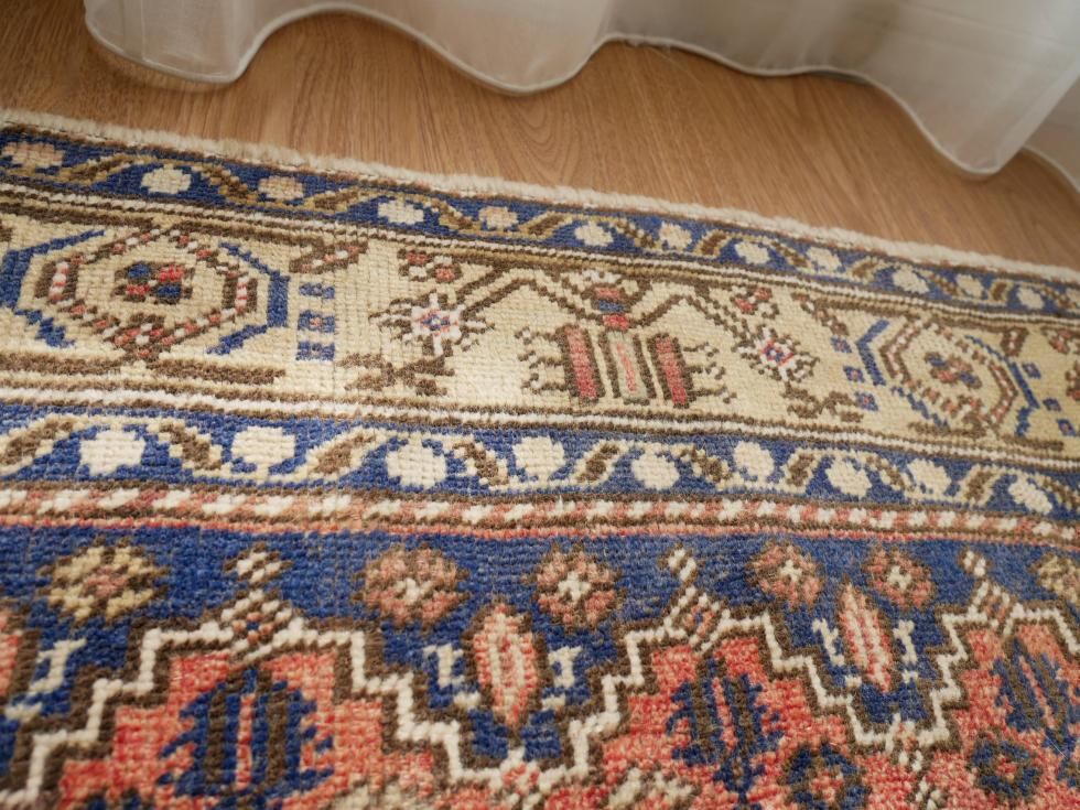 ヴィンテージターキッシュラグ オーバーダイラグ トルコラグ