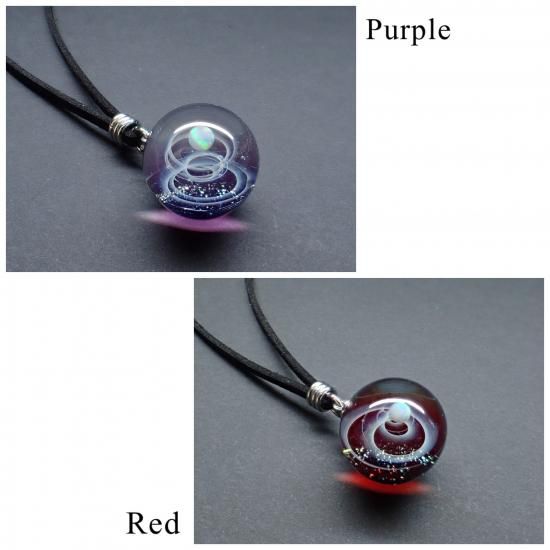 宇宙」ガラスペンダント‐S‐ - ガラスアクセサリー ColorWorks