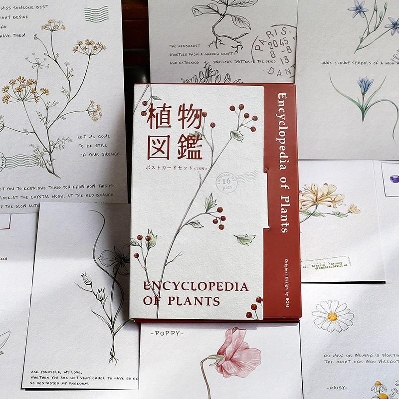 ポストカードセット】植物図鑑 - BGM ONLINE SHOP