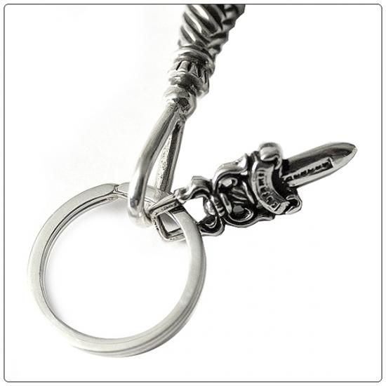 クロムハーツ（Chrome Hearts）キーリング スモール ローラー ウィズ