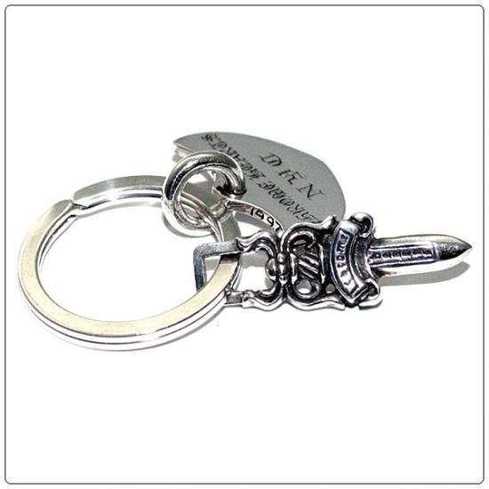 クロムハーツ（Chrome Hearts）キーリング シールドNYC ウィズ