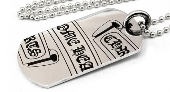 クロムハーツ（Chrome Hearts）ドッグタグ セグメンテッド スクロール