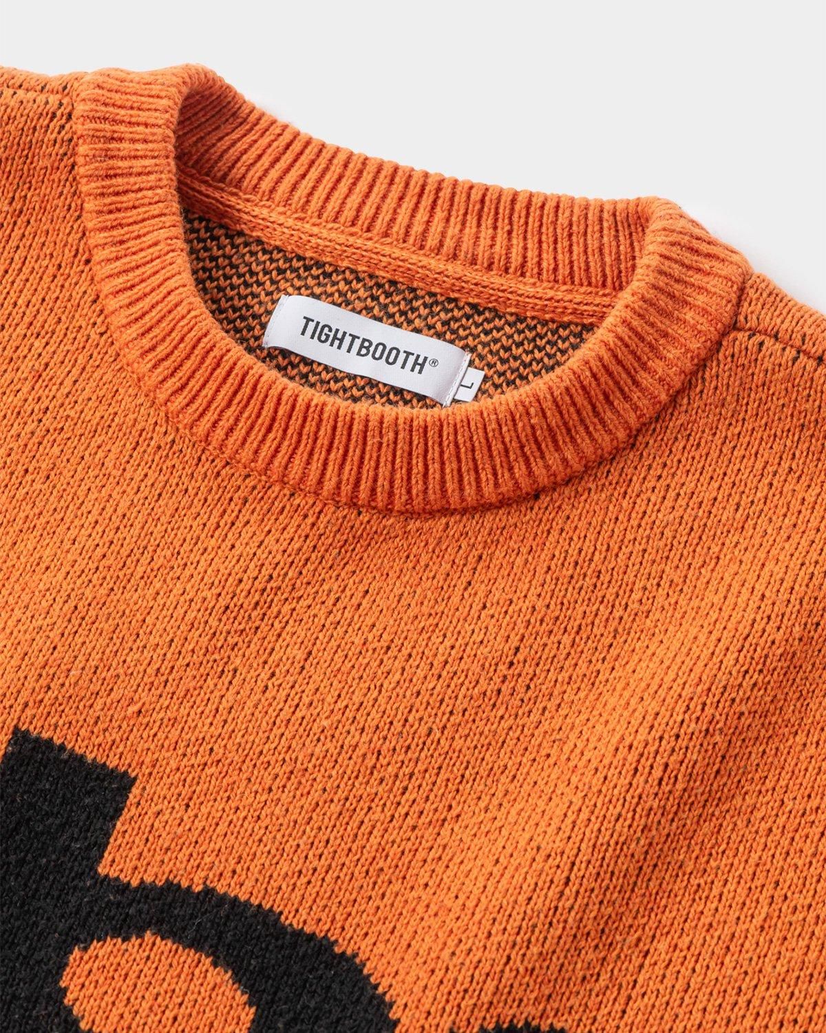 BIG LOGO KNIT SWEATER - TIGHTBOOTH® タイトブース オフィシャル