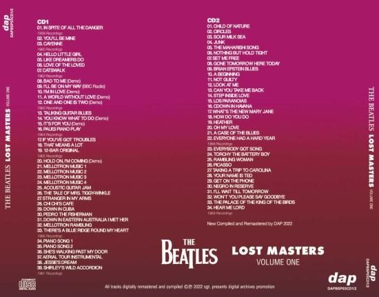 THE BEATLES / LOST MASTERS : VOLUME ONE+TWO (2CD+2CD SET)
