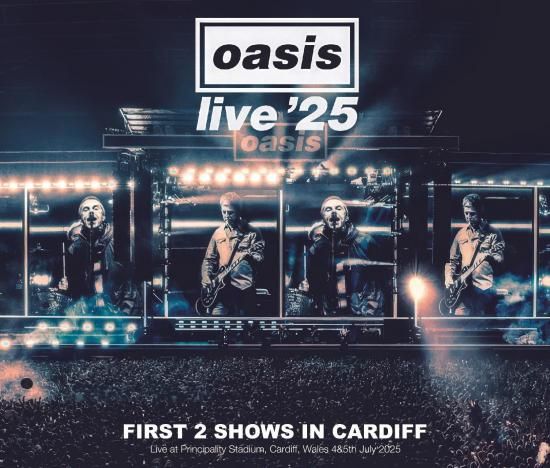 OASIS / LIVE '25 TOUR : FIRST 2 SHOWS IN CARDIFF 2025 (4CDR)