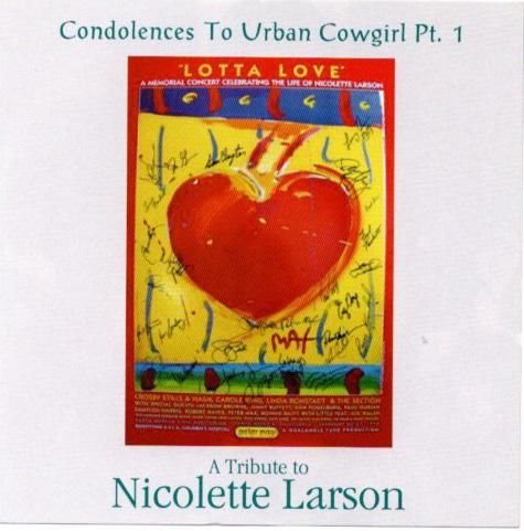 V.A／A TRIBUTE TO NICOLETTE LARSON 1 新品輸入プレス盤2CD