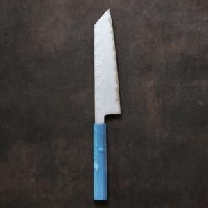 クロマックス 三徳包丁 槌目 茶柄 170mm #0241400 製造元 高村刃物製作所