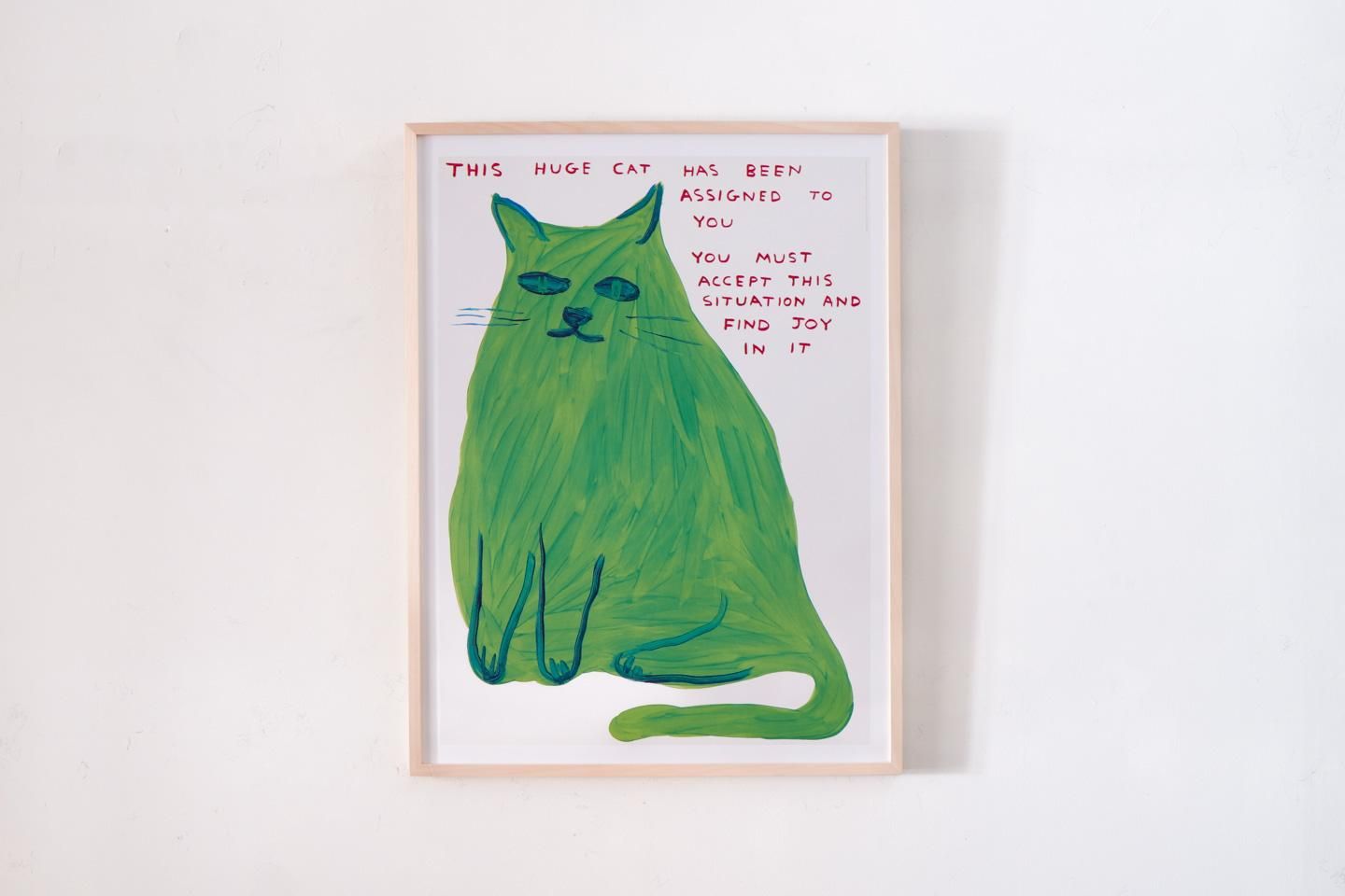 David Shrigley / THIS HUGE CAT - イラスト ポスター - 輸入ポスター