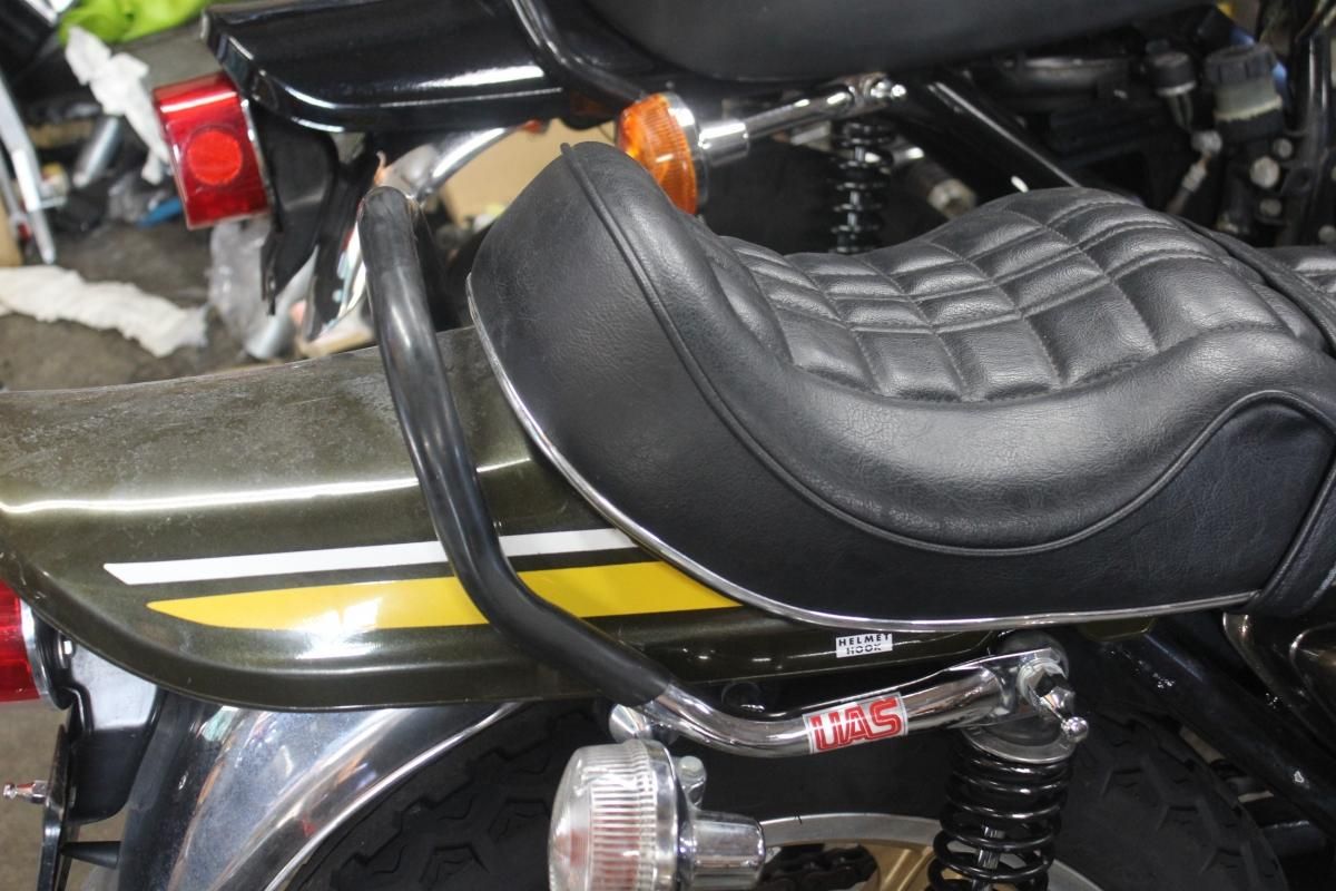 UAS］Z1 Z2 Z750RS KZ900 Z750D1 オリジナル ゴム巻きタンデムバー