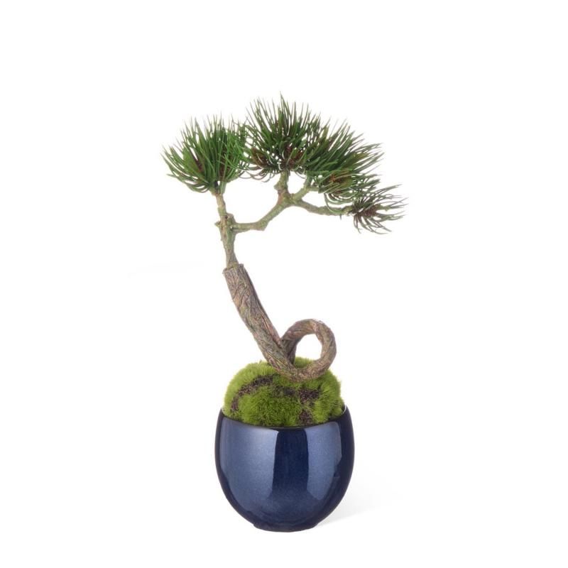 松・吹き流し 大鉢 フェイク盆栽 カップボン | 造花専門店プリマ