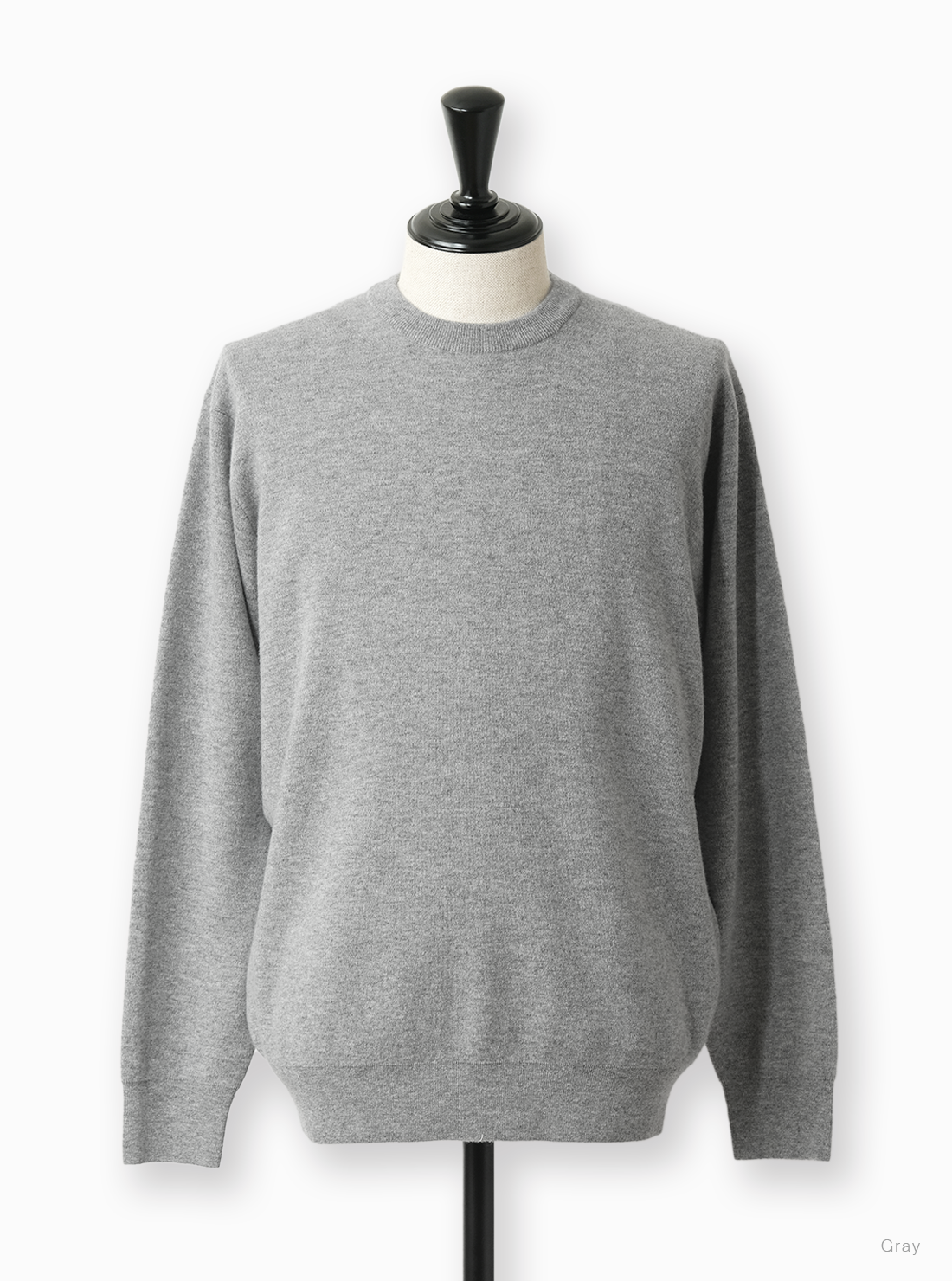 Men SUNSHINE CASHMERE CREW NECK - BATONER｜ONLINE STORE