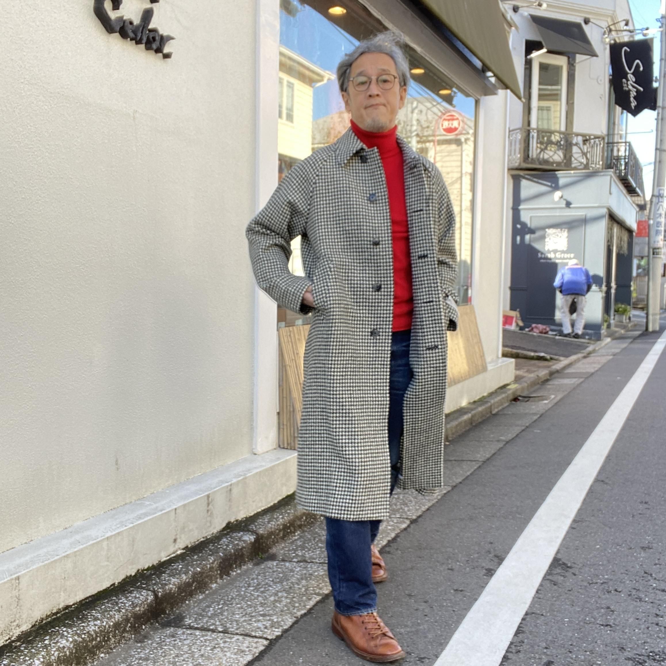 FINDERS KEEPERS HARRIS TWEED ステンカラーコート