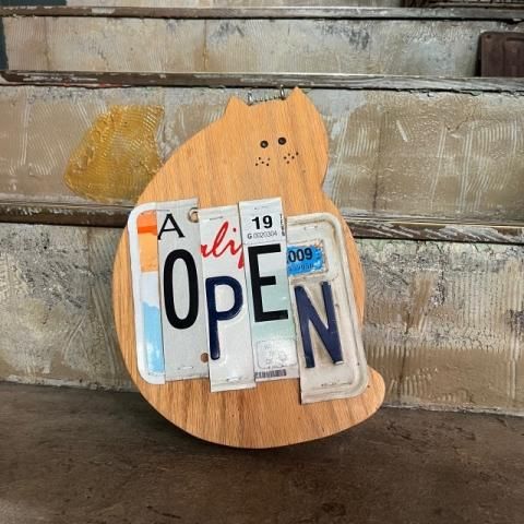 OPEN ウッドサイン① - ヴィンテージ雑貨の通販【OttO ANTIQUES
